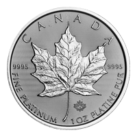 1 oz 2019 Canadian Maple Leaf Platinum Coin