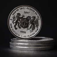 War of 1812 - 1/2 Ounce Platinum Bullion Coin